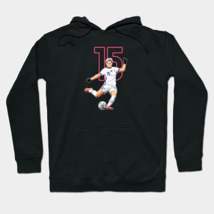 Megan Rapinoe USA #15 Number Hoodie